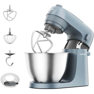 Kenwood Комплект кух., машина+подрібнювач+міксер Go, 800Вт, чаша-метал, корпус-метал, насадок-3, синій