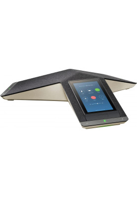 Poly SIP-конференц-телефон Trio C60, 3 x Omni Mic, радіус дії 6,1 м, RJ45, USB-A, Micro USB, Bluetooth 4.2, WiFi, PoE, сірий