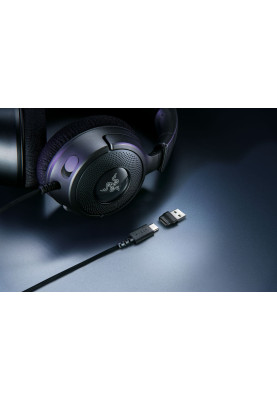 Razer Гарнітура ігрова Kraken V4 X, 7.1, USB-A, 1.8м, RGB, чорний