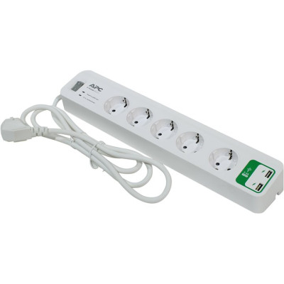 APC Essential SurgeArrest 5 outlets + 2 USB (5V, 2.4A)