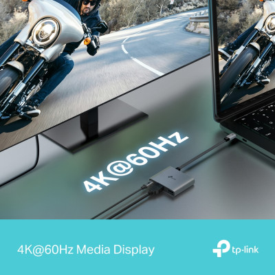 TP-Link Хаб USB UH3020C USB-C > 1xUSB3.0/1xUSBC (PD 100W)/1xHDMI TP-Link Хаб USB UH3020C USB-C > 1xUSB3.0/1xUSBC (PD 100W)/1xHDMI