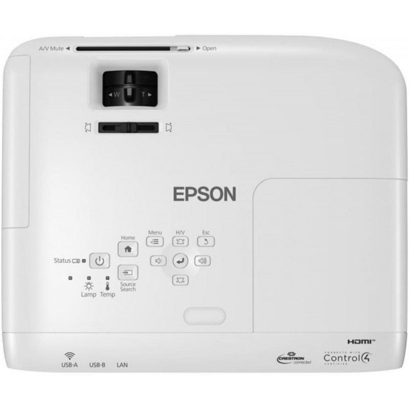 Epson Проєктор EB-W49 WXGA, 3800 lm, 1.3-1.56