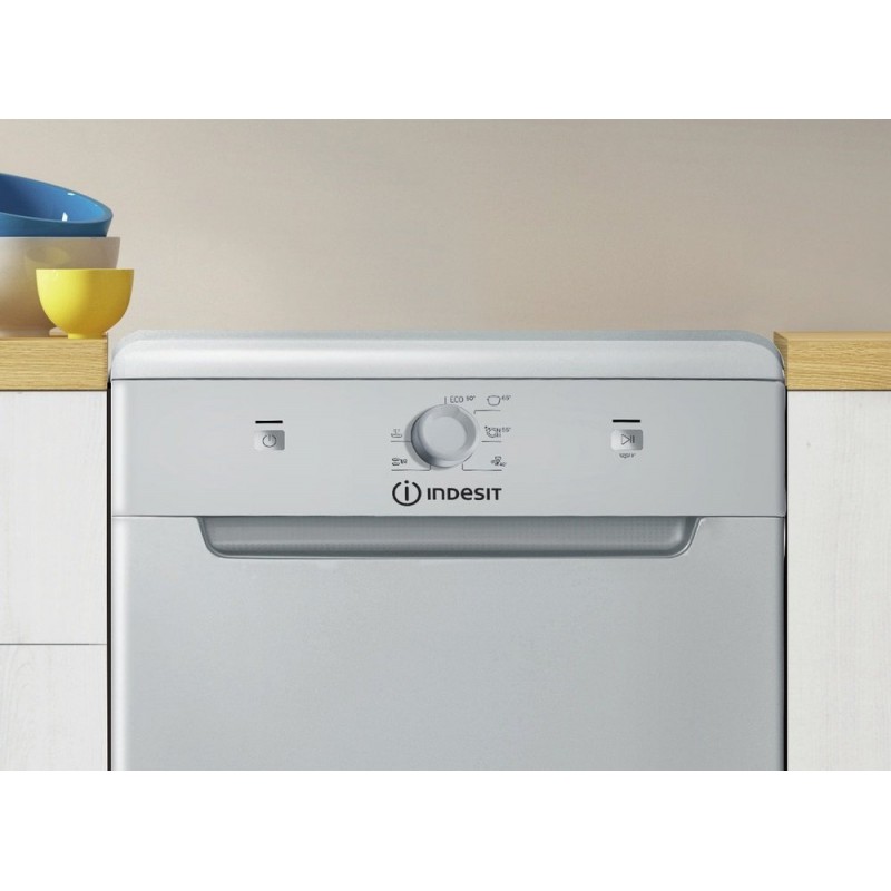 Indesit Посудомийна машина 10компл., A+, 45см, сріблястий