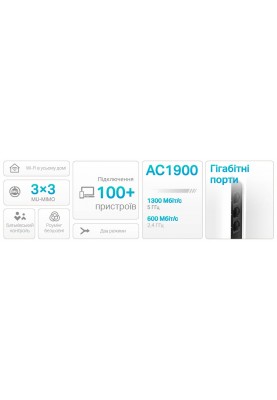 TP-Link Маршрутизатор DECO S7 2PK AC1900 3xGE LAN/WAN MU-MIMO MESH