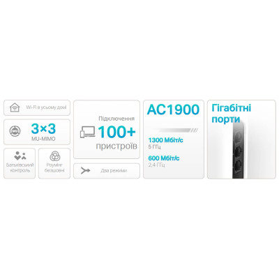 TP-Link Маршрутизатор DECO S7 2PK AC1900 3xGE LAN/WAN MU-MIMO MESH