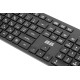 2E Комплект клавіатура та миша MK420 WL, EN/UK/RU, чорний