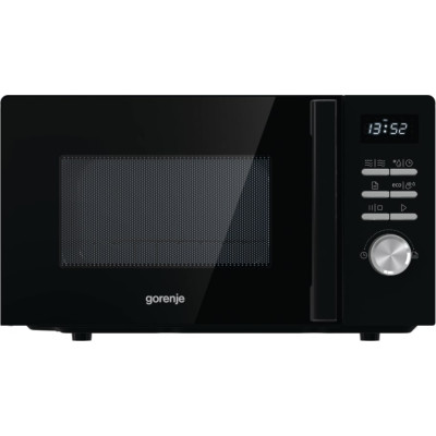 Gorenje Мікрохвільова піч Gorenje, 20л, електр. керув., 800Вт, гриль, дисплей, 11 програм, чорний