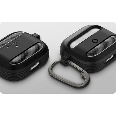Spigen Чохол для AirPods 3 Rugged Armor, Matte Black