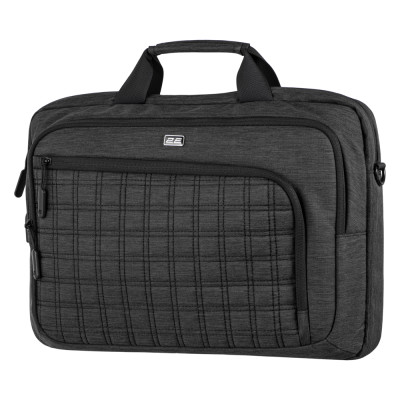 2E Сумка CrossSquares 16", чорна 2E Сумка CrossSquares 16", чорна