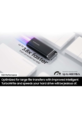Samsung Портативний SSD 4TB USB 3.2 Gen 1 Type-C T5EVO Shield