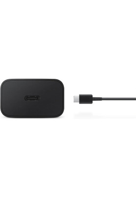 Samsung Зарядне пристрій мережевий 15Вт USB-С, кабель USB-C > USB-C, 1м, чорний