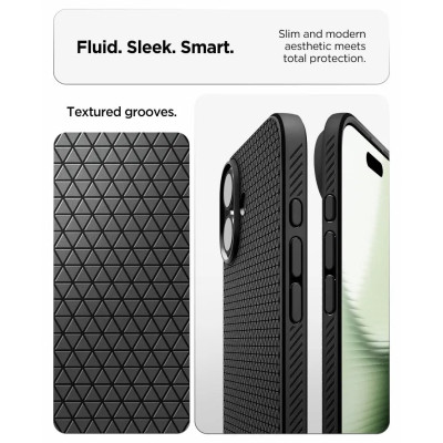 Spigen Чохол Spigen для iPhone 17, Liquid Air, Matte Black