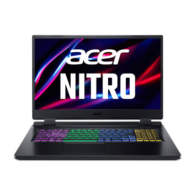 Acer Ноутбук Nitro 5 AN517-55 17.3" FHD IPS, Intel i7-12650H, 16GB, F1TB, NVD4050-6, Lin, чорний