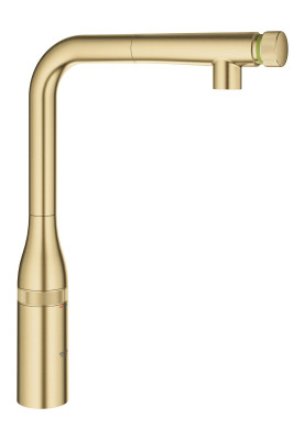 Grohe Змішувач для кухні Essence Smart Control, довж.виливу - 199мм, поворотний/витяжний, вентиль/кнопка, матовий прохолодний схід сонця