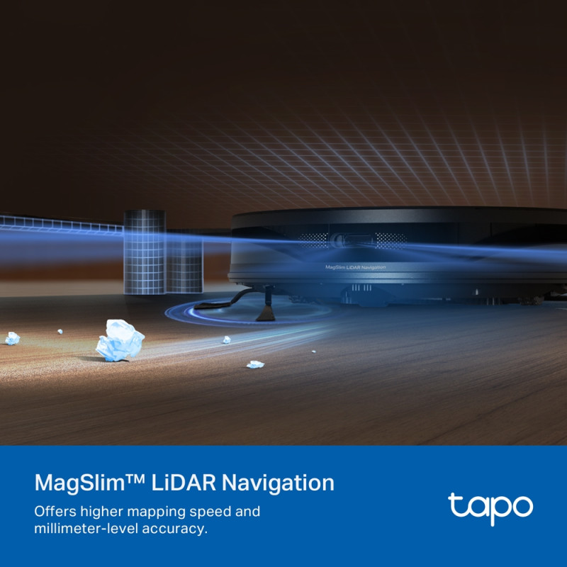 TP-Link Робот-пилосмок TAPO RV 20 MAX LIDAR з підтримкою вологого прибирання
