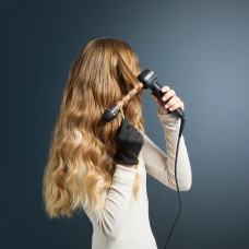 Rowenta Стайлер Twist Curl, автоматичний, темп.режимів-4, 150C–210С, кераміка, рукавича та термопідкладка, чорно-золотий