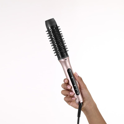 BaByliss Термощітка Volume Boost, 96Вт, 4 режими, іоніз-я, хол. обдув, кераміка, рожевий BaByliss Термощітка Volume Boost, 96Вт, 4 режими, іоніз-я, хол. обдув, кераміка, рожевий