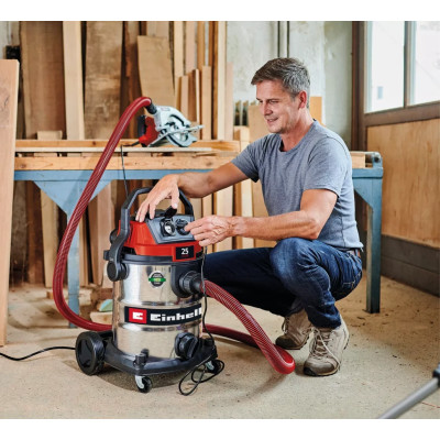 Einhell Пилосос професійний TE-VC 2580 SACL 1100Вт 200мбар контейнер 25л 230В/2200Вт Einhell Пилосос професійний TE-VC 2580 SACL 1100Вт 200мбар контейнер 25л 230В/2200Вт