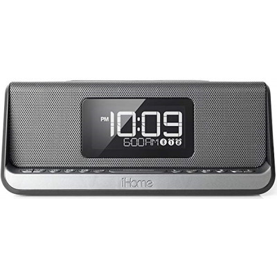iHome Акустична док-станція IBN350G, Qi Wireless Charging, BT, NFC, USB, Aux Mic
