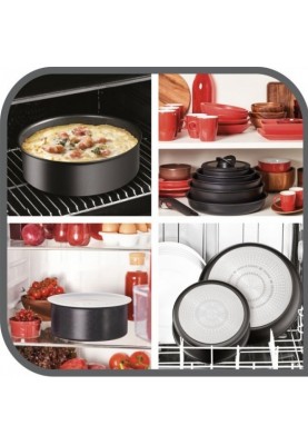 Tefal Набір посуду Ingenio Easy Cook & Clean 3 предмети, 22 см, 26 см, змінна ручка