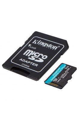 Kingston Карта пам'яті microSD 1TB C10 UHS-I U3 A2 R170/W90MB/s + SD