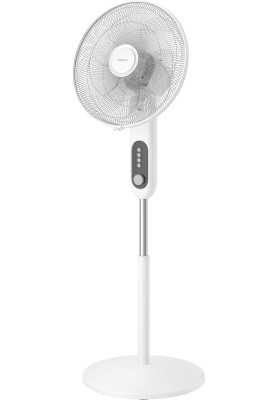 Philips Вентилятор підлоговий Series 1001, 45см, 47Вт, пульт ДК, опора кругла, білий