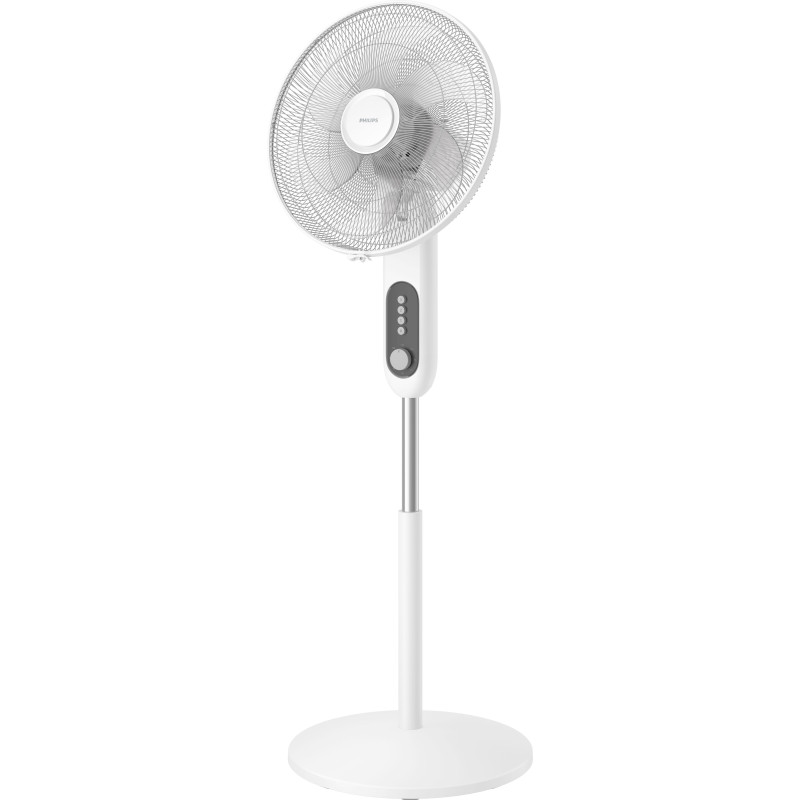 Philips Вентилятор підлоговий Series 1001, 45см, 47Вт, пульт ДК, опора кругла, білий