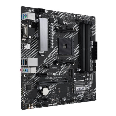 ASUS Материнська плата PRIME A520M-A II/CSM sAM4 A520 4xDDR4 HDMI-VGA-DP mATX