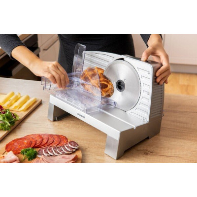 Sencor Скиборізка, 100Вт, лезо-нержавіюча сталь, діаметр ножа-170мм, корпус-метал/пластик, сірий