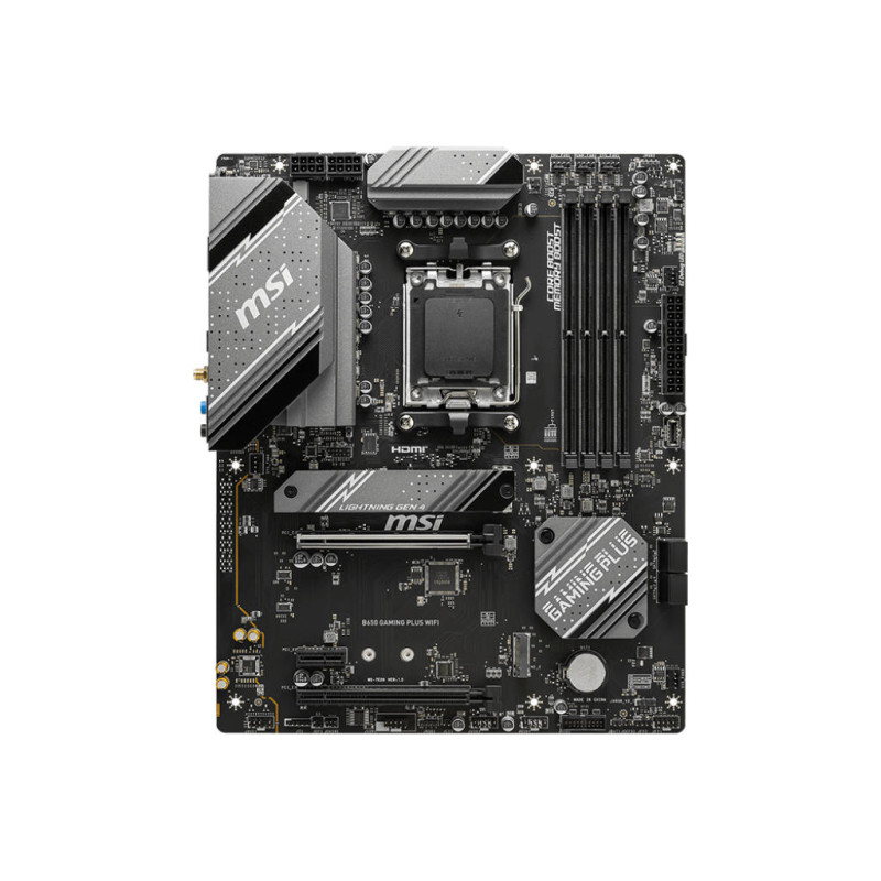 MSI Материнcька плата B650 GAMING PLUS WIFI sAM5 B650 4xDDR5 HDMI DP WiFi BT ATX
