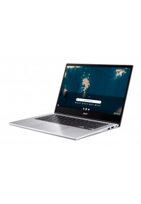 Acer Ноутбук Chromebook Spin CP314-1HN 14" FHD IPS, Intel C N4500, 8GB, F128GB, UMA, ChromeOS, сріблястий