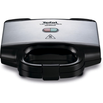 Tefal Сендвічмейкер Ultracompact Ultracompact, 700Вт, корпус-нержав.сталь, пластик, чорний