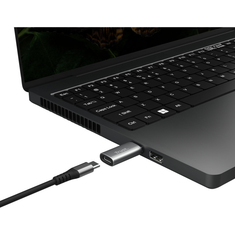 Trust Адаптер Calyx USB-C > USBA3.2, 2шт, чорний