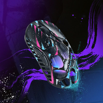 GravaStar Миша Mercury X Pro, 8K, BT/WL/USB-A, RGB, Neon Graffiti