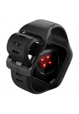 Spigen Чохол та ремінець 2в1 для Apple Watch 45mm Liquid Air Pro, Black