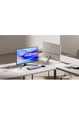 ASUS Монітор 23.8" VU249CFE-M HDMI, USB-C, Audio, IPS, 100Hz, 1ms, AdaptiveSync, бежевий