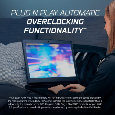 Kingston Пам'ять ноутбука Kingston DDR5 32GB KIT (16GBx2) 6000 FURY Impact XMP
