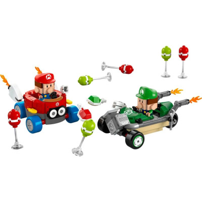 LEGO Конструктор LEGO Super Mario Mario Kart – Baby Mario vs. Baby Luigi LEGO Конструктор LEGO Super Mario Mario Kart – Baby Mario vs. Baby Luigi
