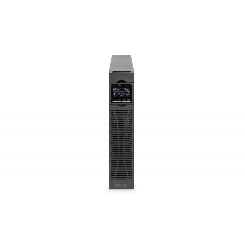 Digitus ДБЖ OnLine, 3000VA/3000W, LCD, 8xC13, 1xC19, RJ45, RS232, USB, Rack/Tower