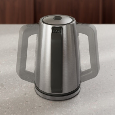 Electrolux Електрочайник, 1.7л, Strix, дисплей, метал, підтримка темп, нерж