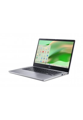 Acer Ноутбук Chromebook CB314-4H 14" FHD IPS, Intel C N100, 8GB, F128GB, UMA, ChromeOS, сріблястий