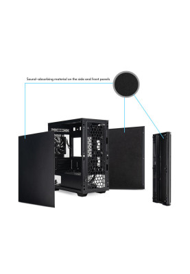 Chieftec Корпус Pro Mini, без БЖ, 1xUSB3.0, 1xUSB2.0, 1xUSB Type-C, 1x120мм, Sound insulated panels, VGA 330мм, LCS ready, mATX, чорний