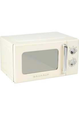 Gorenje Мікрохвільова піч Gorenje, 20л, хутро. керув., 700Вт, гриль, бежевий