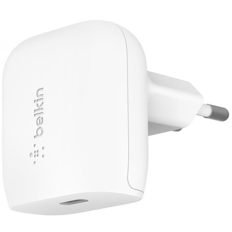 Belkin Зарядний пристрій мережевий 20Вт USB-C PD PPS, білий