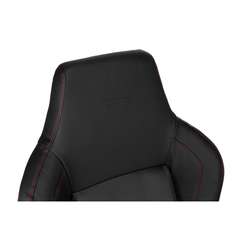 2E Gaming Крісло BASAN II, ПУ шкіра, 4D-Armrests, чорно-червоний