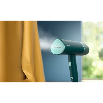 Philips Відпарювач компактний Series 3000, 1000Вт, 120мл, паровий удар -20гр, нерж. сталь, аквамарін