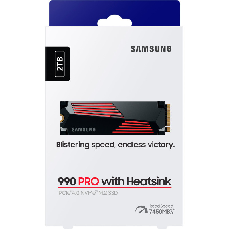 Samsung Накопичувач SSD M.2 2TB PCIe 4.0 990PRO + радіатор