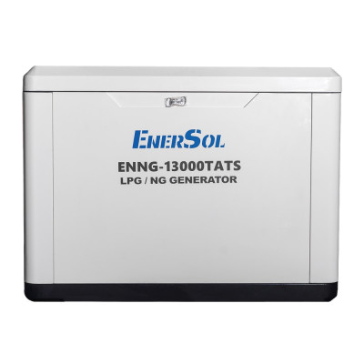 EnerSol Генератор газовий ENNG-13000TATS, 400В, 12.0-13.0кВт, 3Фази, електростартер, 234.0кг