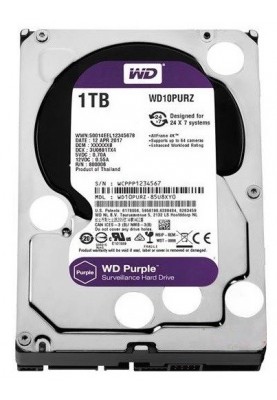 WD Жорсткий диск 1TB 3.5" 5400 64MB SATA Purple Surveillance