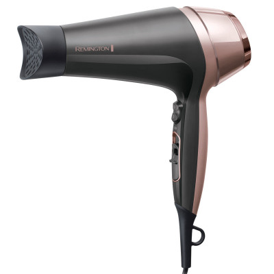 Remington Фен Curl&Straight Confidence, 2200Вт, 3 режими, дифузор,гребінець,іоніз-я, хол. обдув, чорно-біж